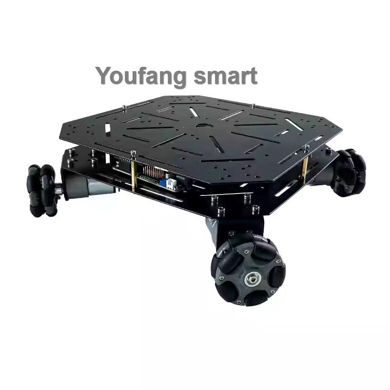 Stm32 Robot - 5kg Traglast ROS 4WD Omni-Rad-Roboterfahrgestell mit