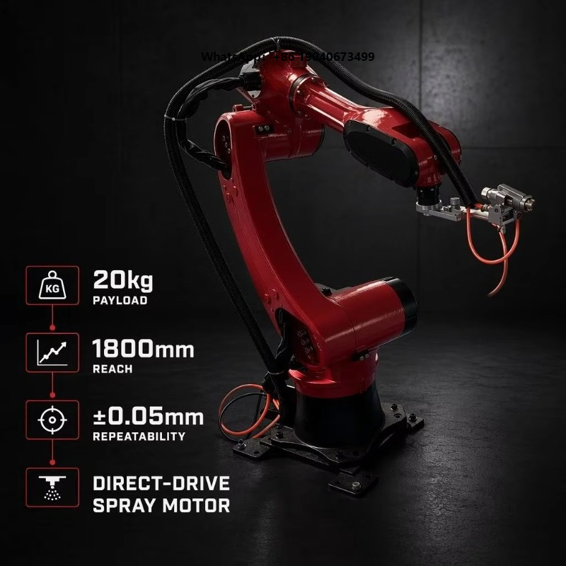 Robot Arm Metal - Programmierfreier Intelligenter Spritzlackier-Roboterarm 20kg Nutzlast IP54-Schutz