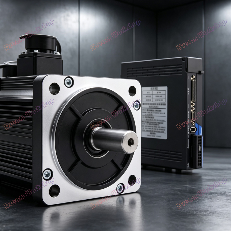 Servo Kit - 1KW/1,5KW/2KW/2,3KW/2,6KW 220V AC Servomotor-Antriebskit 2500 Linien-Encoder