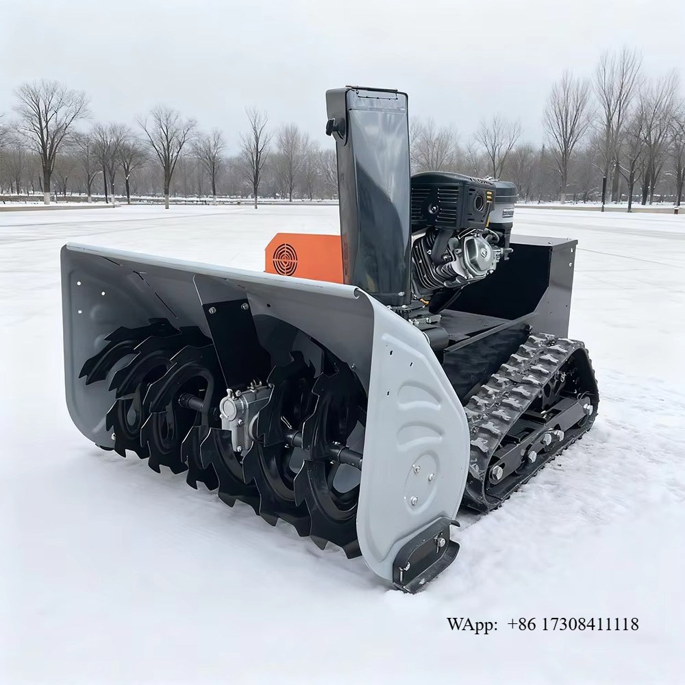 Robot Track - Ferngesteuerter Ketten-Schneeräumer-Roboter Selbstfahrende Schneeräummaschine für Winterarbeiten