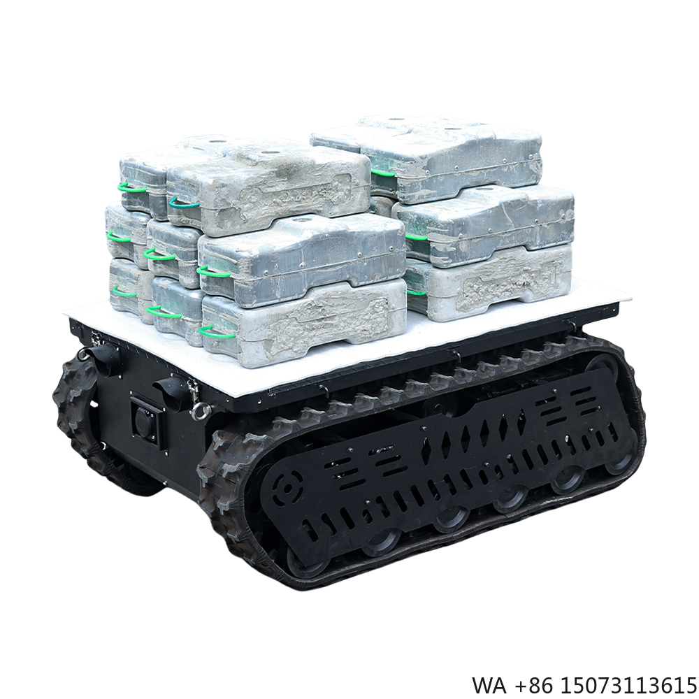 Tracked Robot Chassis - 300-600kg Traglast RC Panzer-Roboter-Chassis mit Treppensteigenden