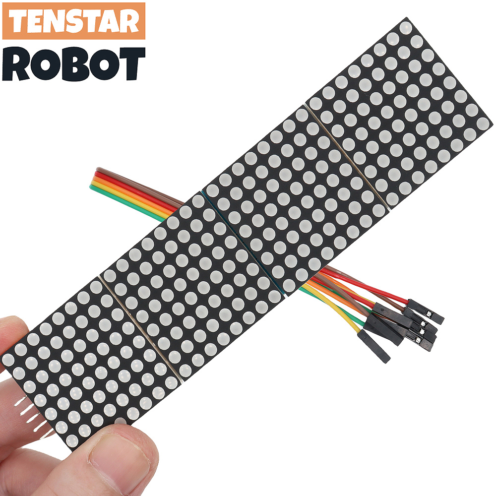 Line Follower Robot - MAX7219 Dot Matrix Modul Mikrocontroller 4-in-1-Display