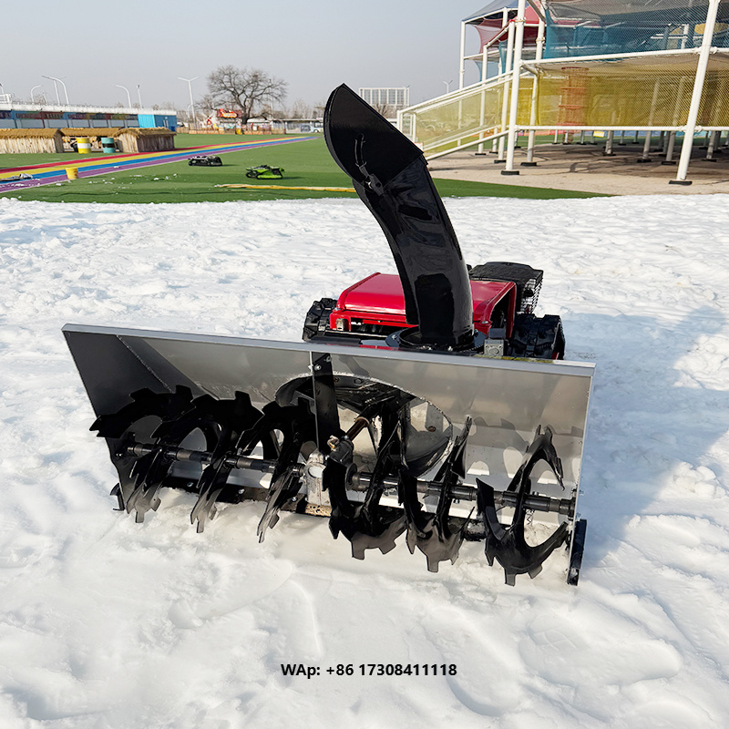 Robot Track - Allterrain-Schneefräse Ferngesteuerte Schneefräse Kettengetriebener Landwirtschaftsroboter Schneepflug