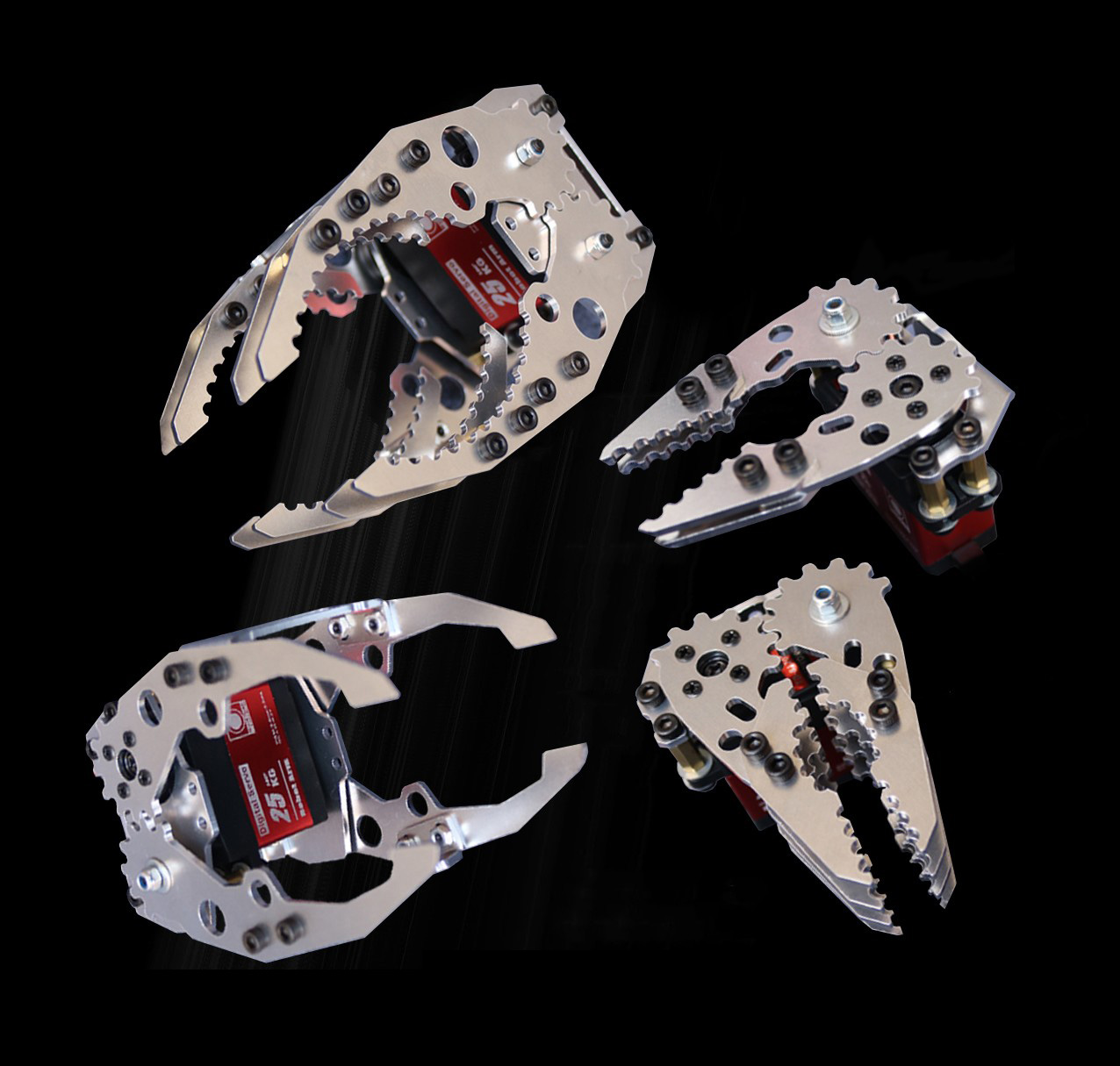 Robot Arm Kit - Handklauenklemme aus Metall mit mechanischem Greifer