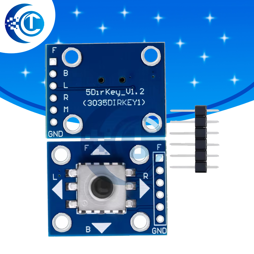 Stm32 Robot - 5-Wege-Navigationstastenmodul mit 5D-Joystick, mechanischer taktiler Schalter