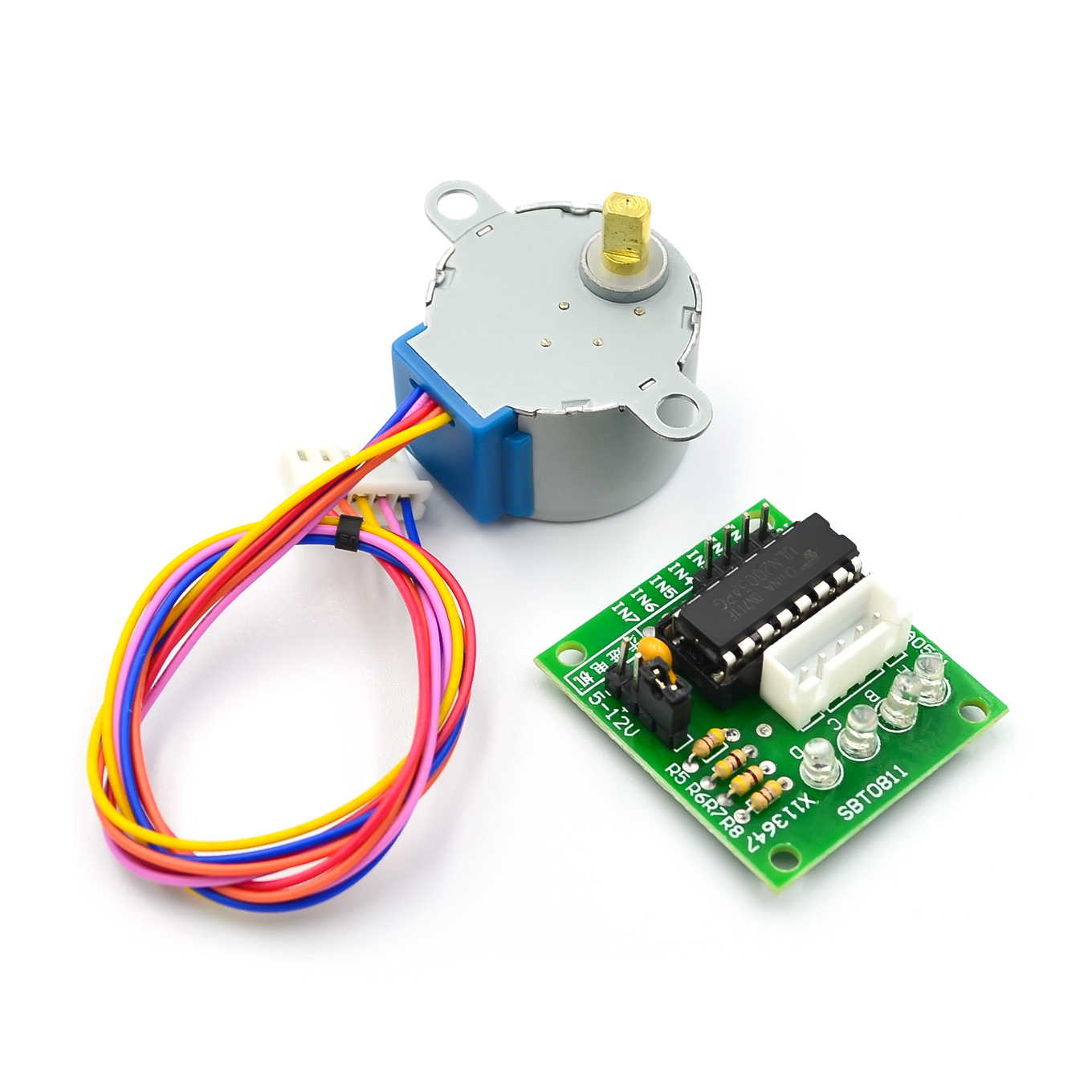 28Byj-48 - 5V Schrittmotor 28BYJ-48 + ULN2003 Treiber-Testmodul