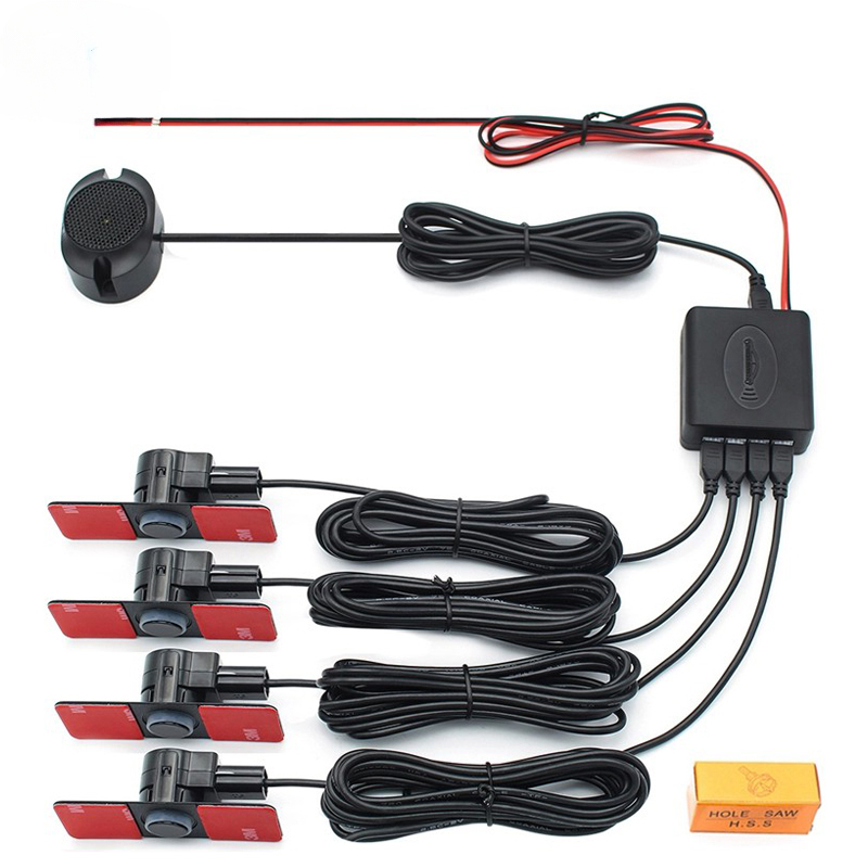 Infrared Obstacle Sensor - Parkplatz-Sensor-Assistent Parktronics 4 Schwarz/Silber/Weiß 13 mm