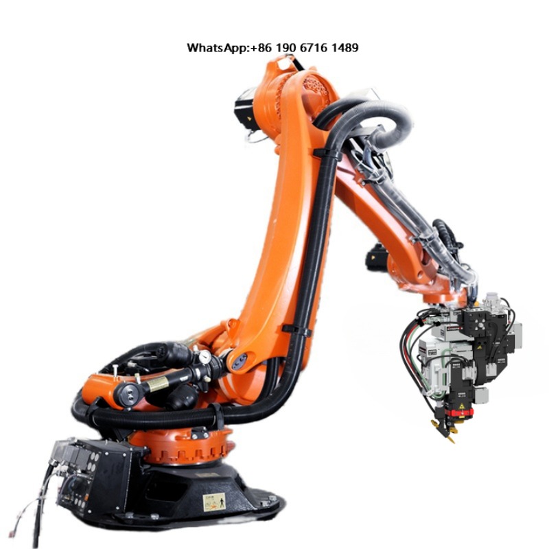 Robot Arm Metal - 6-Achsen-Roboterarm-System PLC-Motor Automatische Metall-Faser-3D-Schneid- und Schweißmaschine