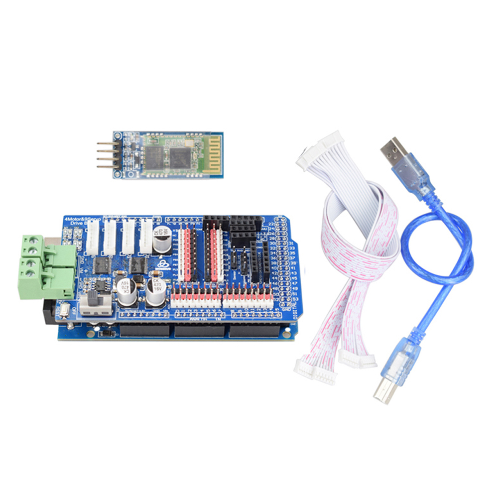 Robot Arm Kit - Arduino Mega2560 RC Control 4WD Roboterauto