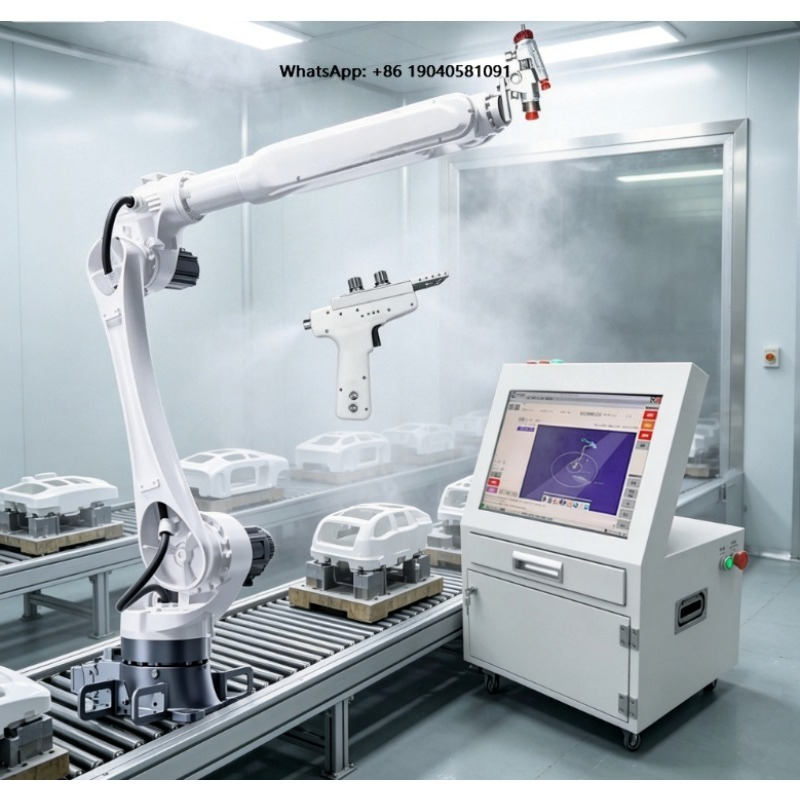 Robot Arm Metal - Flexibler 6-Achsen-Automatischer Sprühroboterarm, CNC-Roboteranlage für Metall-