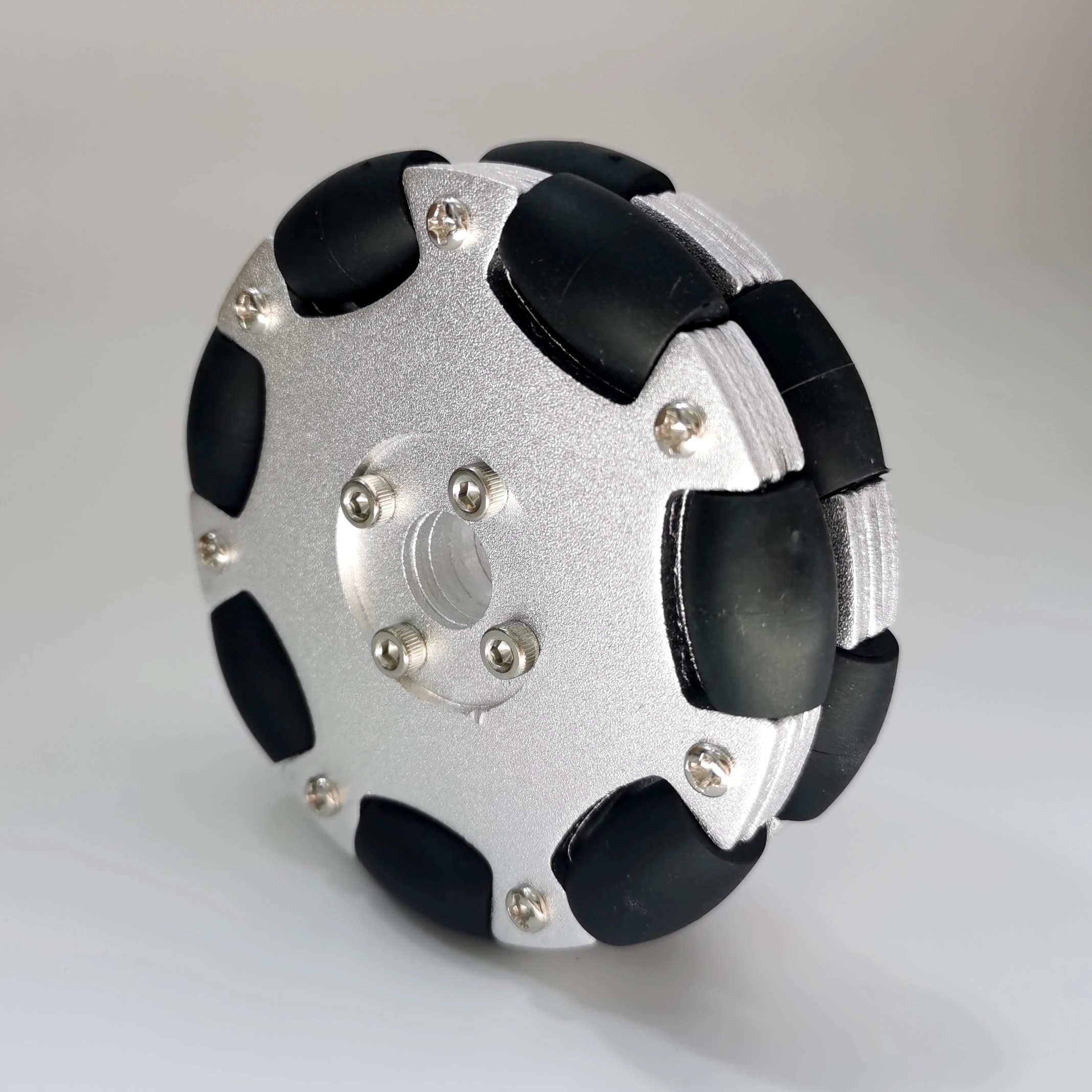 Omni Wheel - 82mm Aluminium Doppel-Omnidirektionales Rad