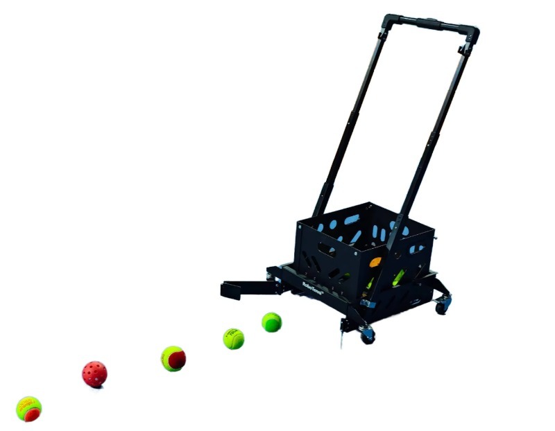 Caster Wheel - YTYIN Stahlkugelsammler und -aufnehmer für Tennis