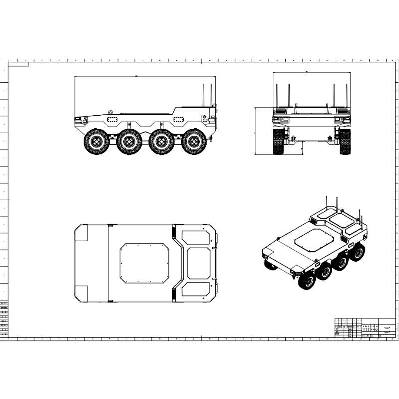 Hochgeschwindigkeits-Rover mit – Robot Chassis Bewertung und Preis
