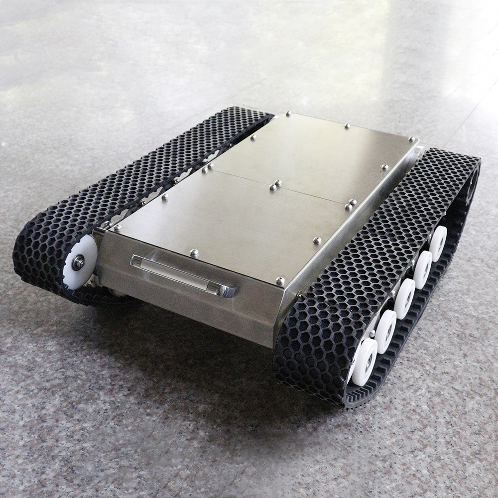 Gummiketten-Roboter-Chassis-Pl – Tracked Robot Chassis Bewertung und Preis