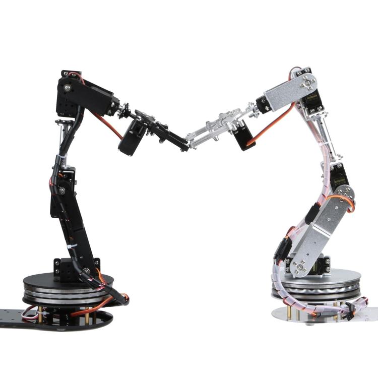 Silberner 6-DOF-Roboterarm mit – Robot Arm Kit Bewertung und Preis