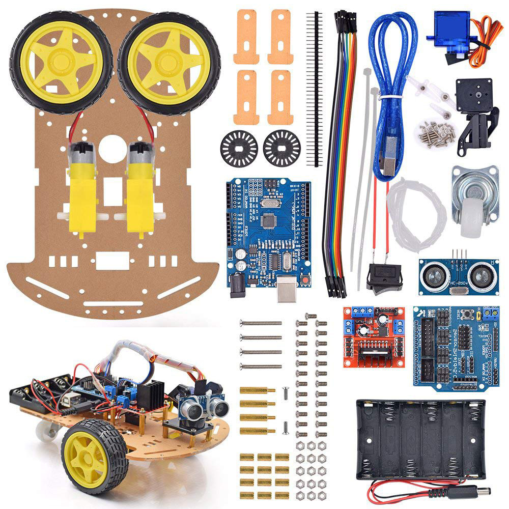Modulares Roboter-Auto-Chassis – Line Follower Robot Bewertung und Preis