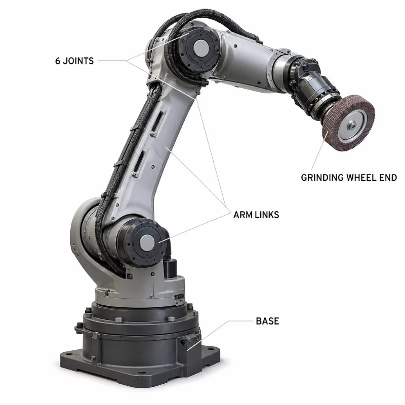 Industrieller 6-Achsen-Schleif – Robot Arm Metal Bewertung und Preis