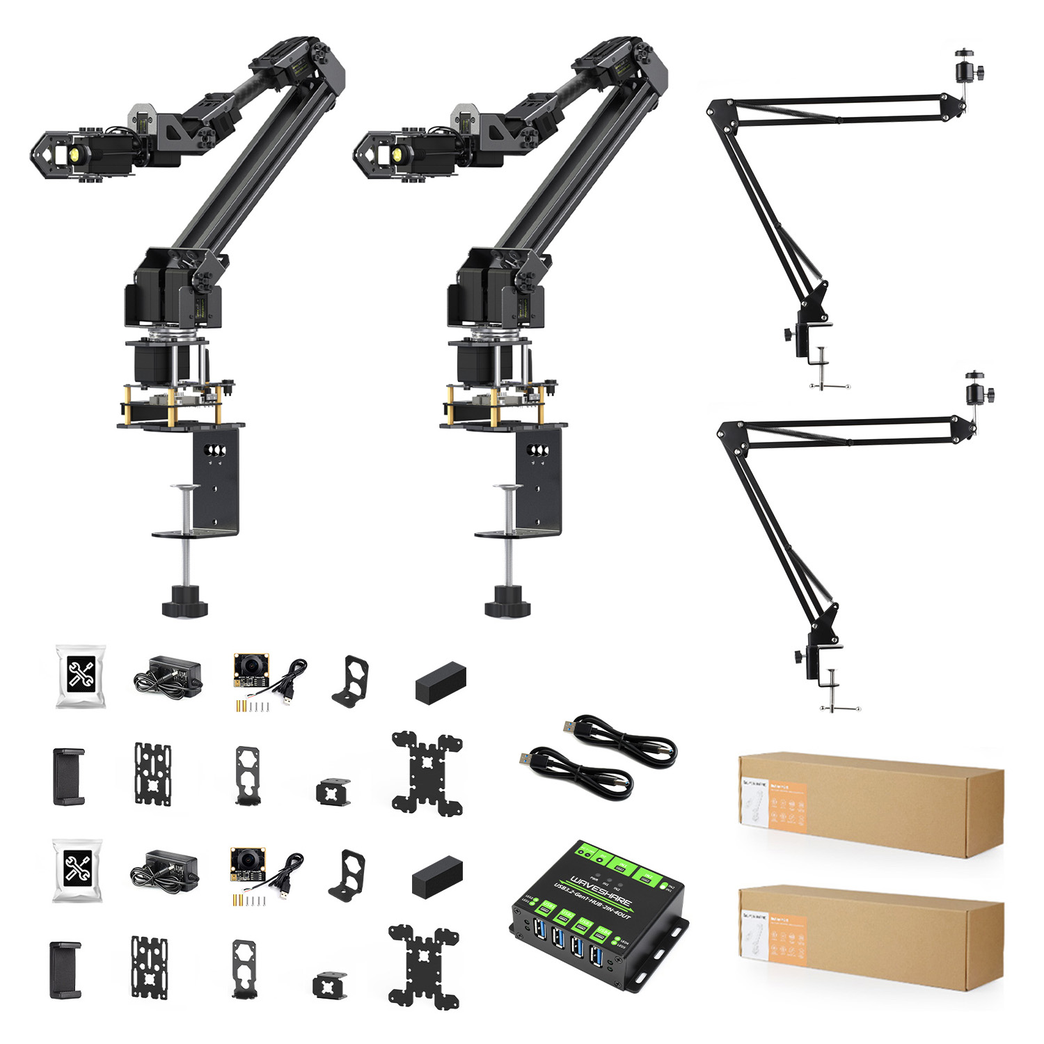 Waveshare 5+1DOF Roboterarm-Ki – Robot Arm Kit Bewertung und Preis