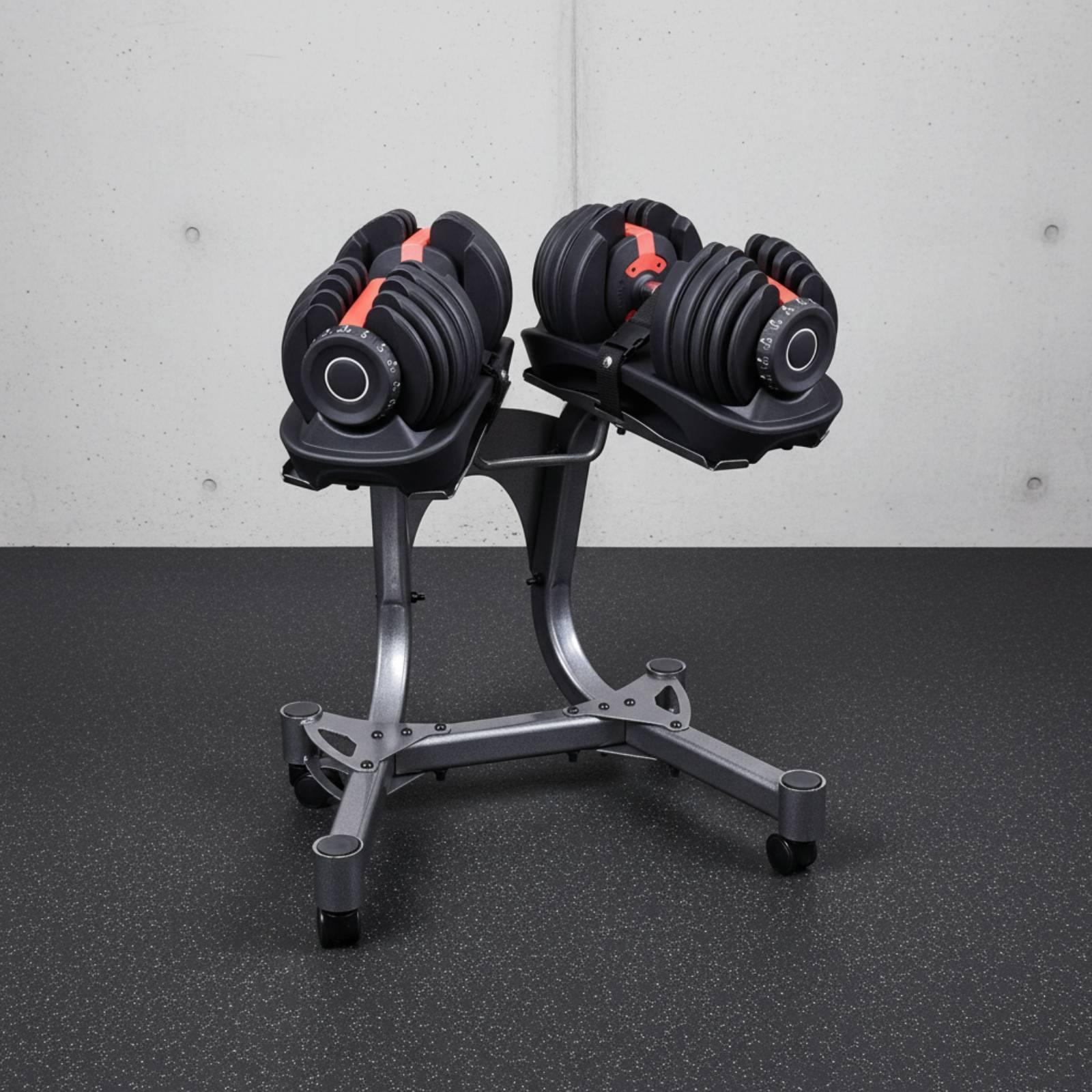 Verstellbarer Hantelständer au – Caster Wheel Bewertung und Preis
