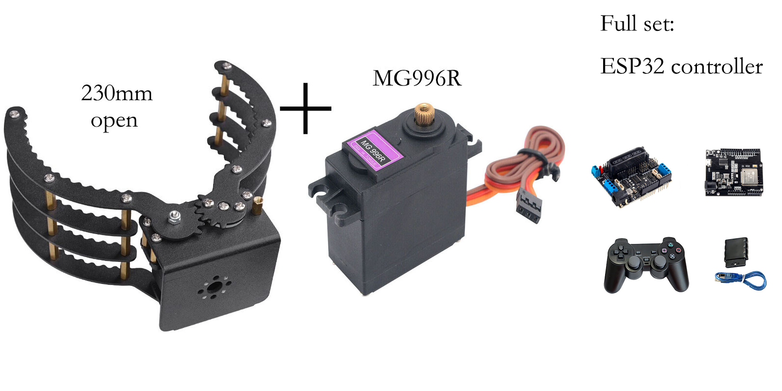 230-mm-Öffnungs-Mechanische Gr – Robot Arm Kit Bewertung und Preis